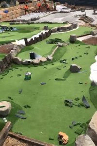build mini-golf course