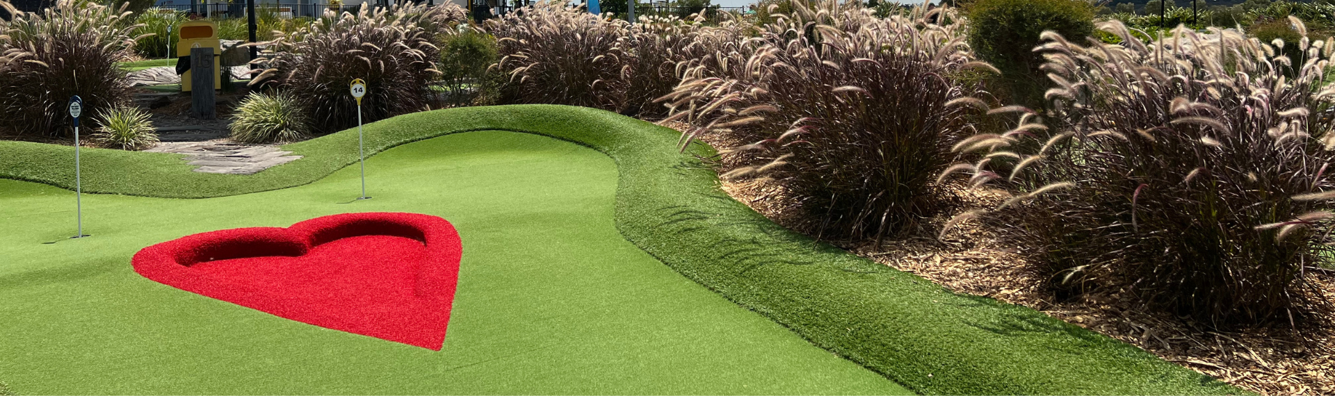 Mini Golf Course Construction at Maroochy River Golf Club, Bli Bli, Sunshine Coast QLD