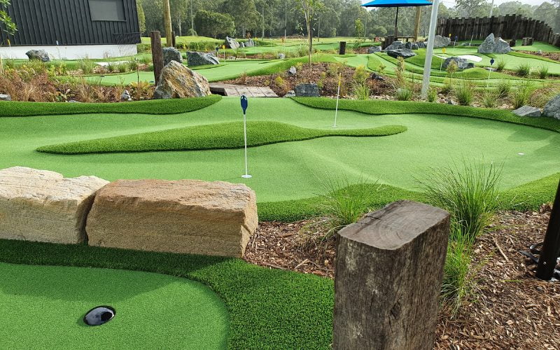 Meadowbrook Mini Golf Course Construction Logan