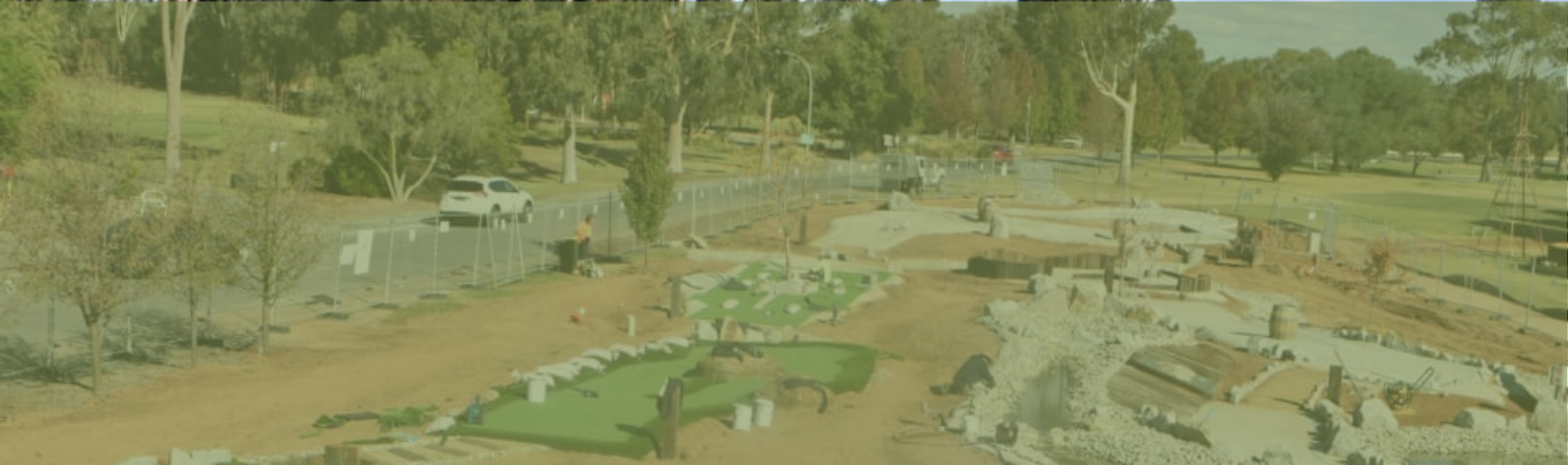 Rich River Mini Golf Course Construction Murray River in Victoria