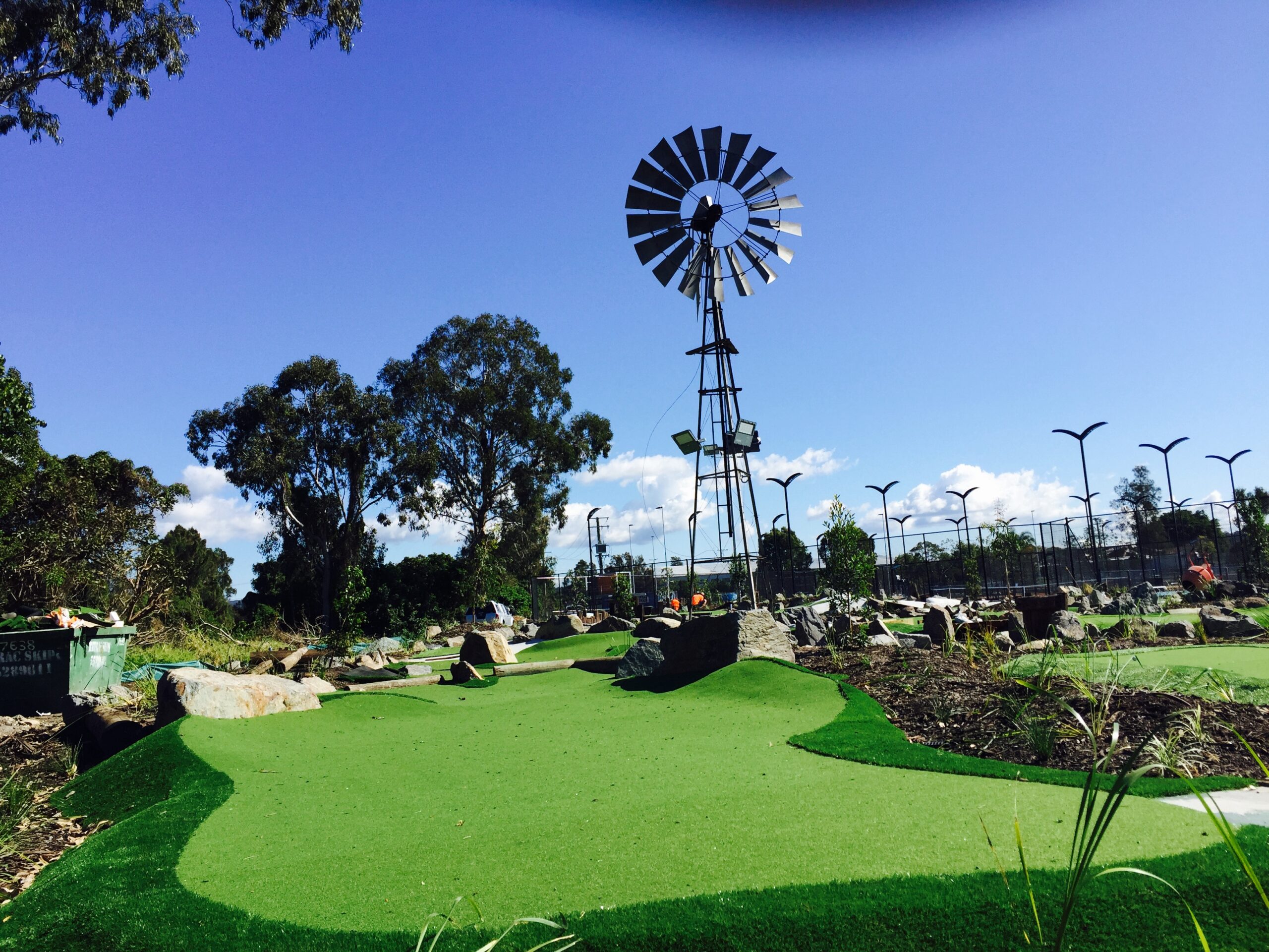 mini golf course construction quality